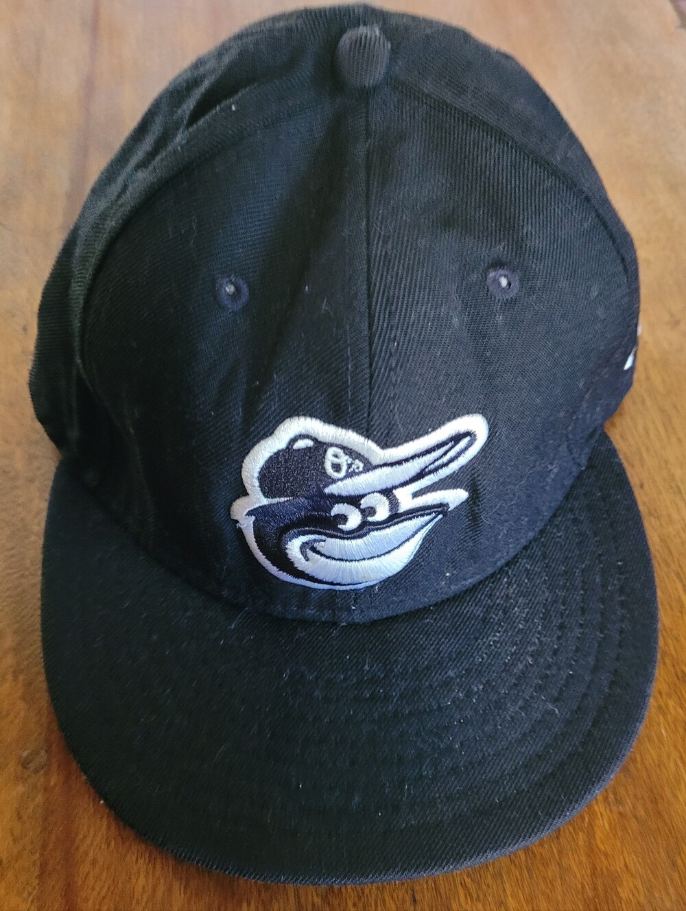 New Era Black 59FIFTY Fitted Cap with White Logo Detail (C02)